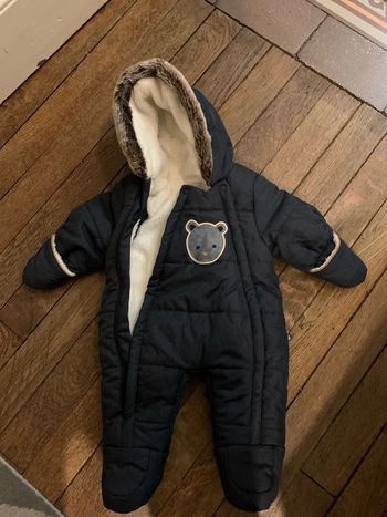 Combinaison polaire bébé chaude 1/3 mois