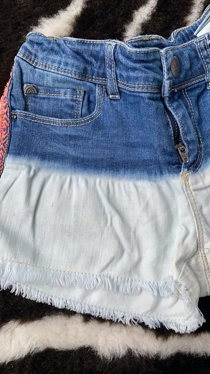 Short tie and dye jeans ikks 8 ans - photo numéro 4