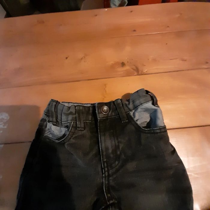 Pantalon jeans noir 4 ans - photo numéro 2