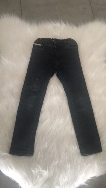 Jean slim effet usé