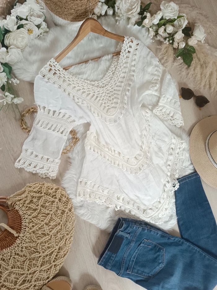 Jolie blouse bohème taille S