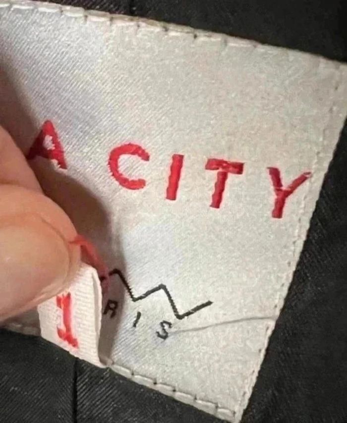 50 € Veste blazer à carreaux imprimé vichy vintage - photo numéro 3
