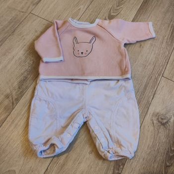 Ensemble 2 pièces chaud pour bébé fille