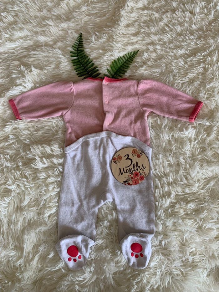 Pyjama 1 pièce grenouillère velours Gemo 3M - photo numéro 4