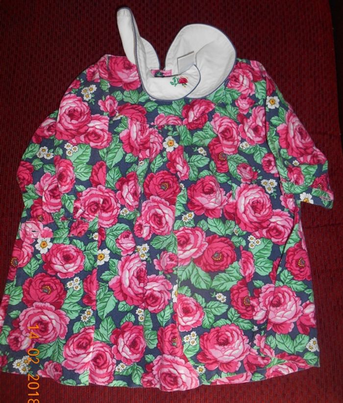 Robe à fleurs pivoine 12-18 mois / 74 cm - Absorba