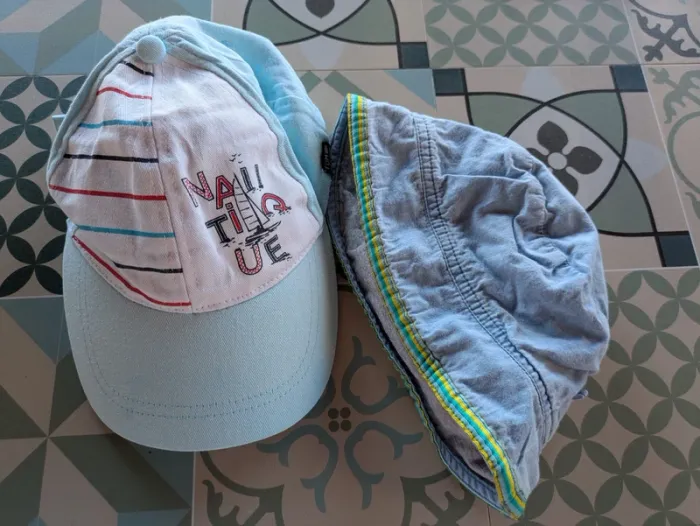 Lot de 2 chapeaux garçon 1 à 2 ans - photo numéro 4