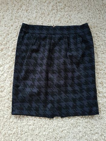 Jupe droite carreaux