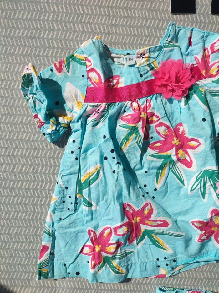 Robe et bloomer fille - Gémo - 6 mois - photo numéro 4