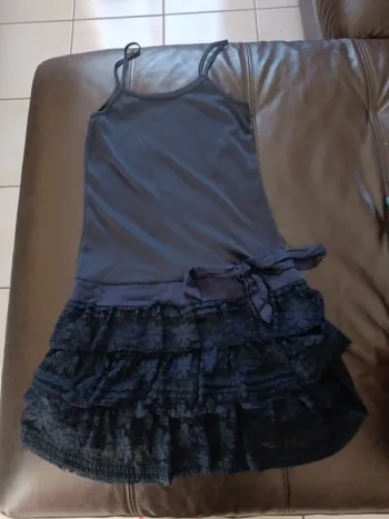Jolie robe été bleu nuit 36