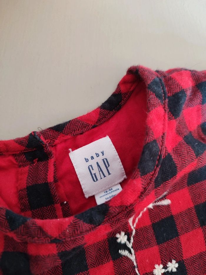 Robe rouge et noire 18/24 mois Baby Gap - photo numéro 3