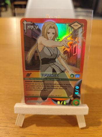 Carte Tsunade NI-201 ninja TCG Naruto bandai rare brillante