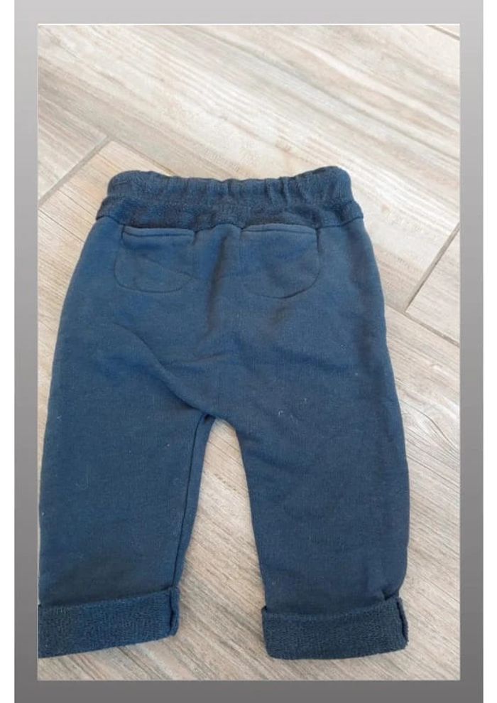 Bas de jogging tape à l œil 12 mois bleu - photo numéro 2