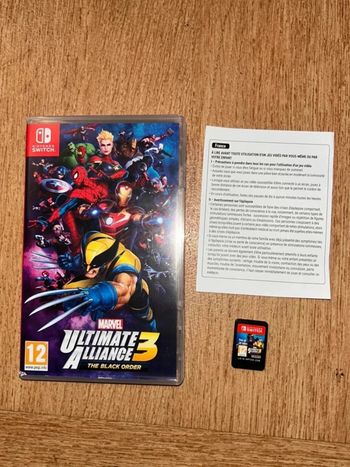 Marvel ultimate alliance the black order jeu Nintendo switch