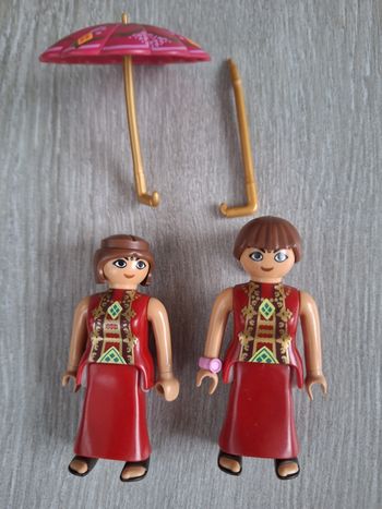 2 figurines playmobil princesse indien
