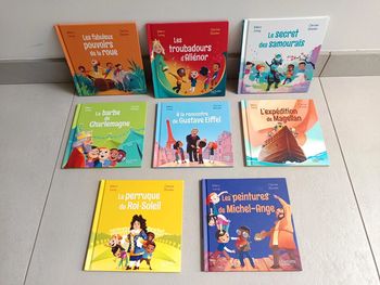 Livres les aventuriers de l'histoire (lot de 8)