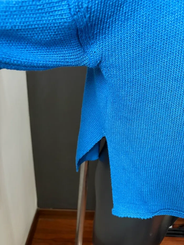 Pull bleu manche 3/4 Naïs - photo numéro 4