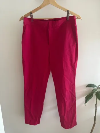 Pantalon droit rose Zara