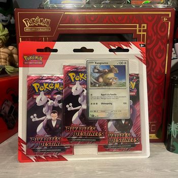 Tripack triple illustration mewtwo