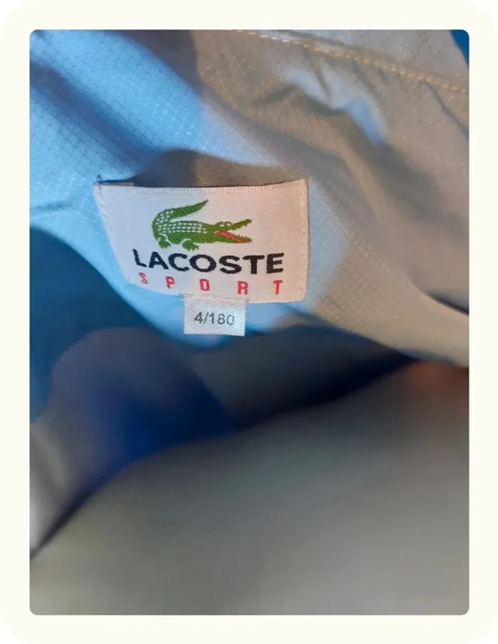 Veste survetement sport homme Lacoste - photo numéro 6