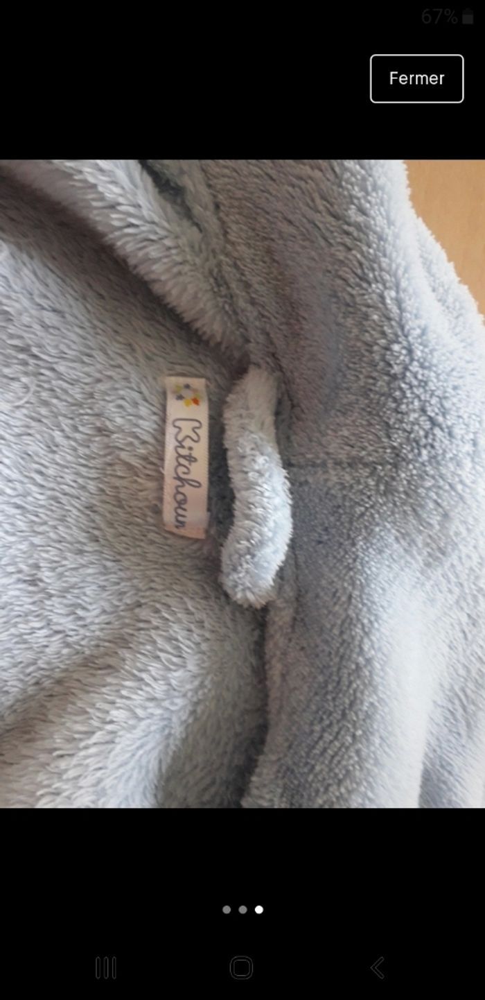Peignoir Taille 3 ans - photo numéro 3