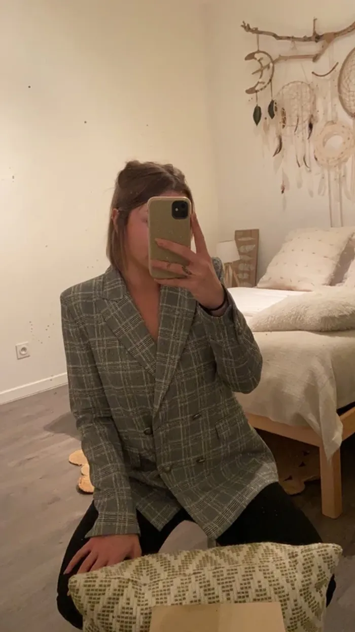 Veste grise zara - photo numéro 5