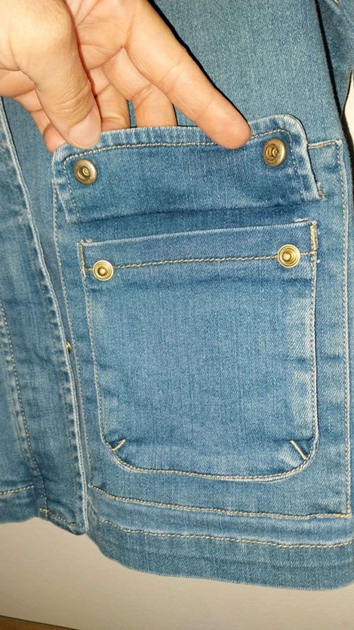 Veste/ blouson en jean/ denim original Promod état neuf Taille 38 - photo numéro 10