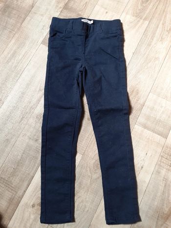 Pantalon fille bleu marine 5 ans