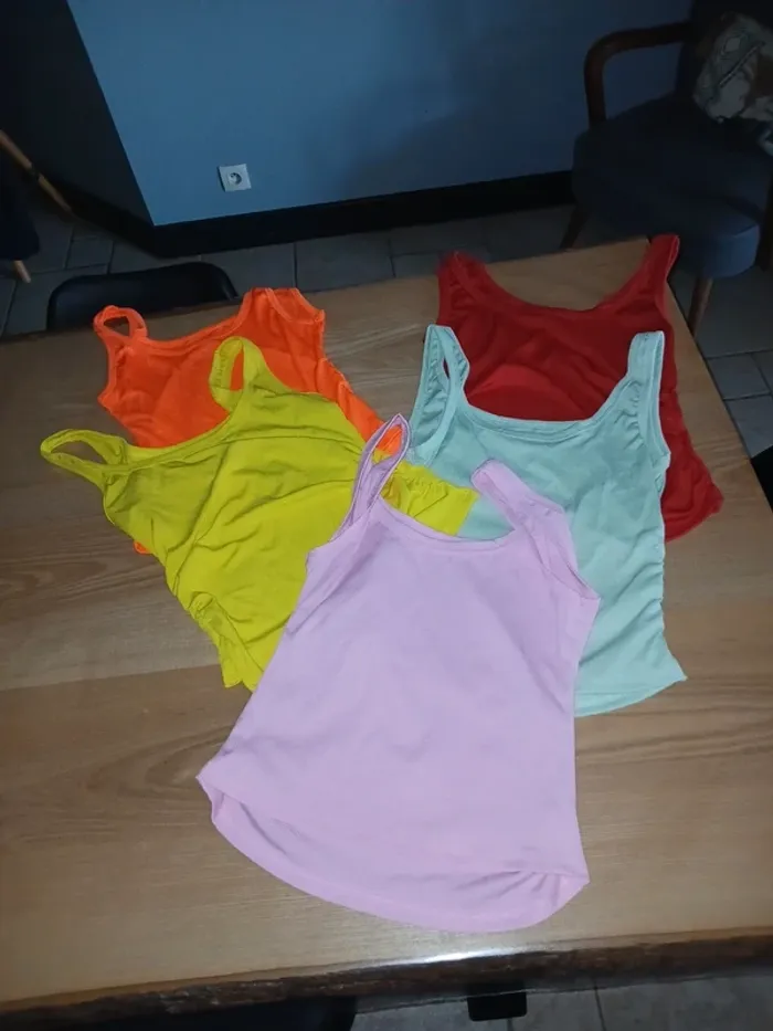 Lot de 5 debardeurs