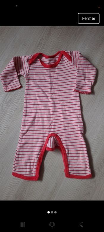 Combinaison/ pyjama garçon 3 mois