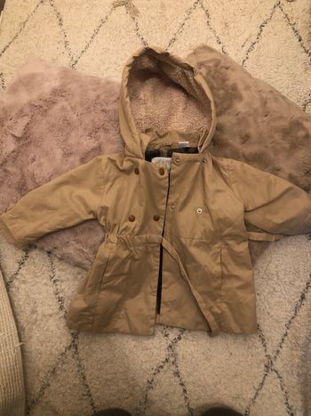 Manteau léger Zara 12/18 mois