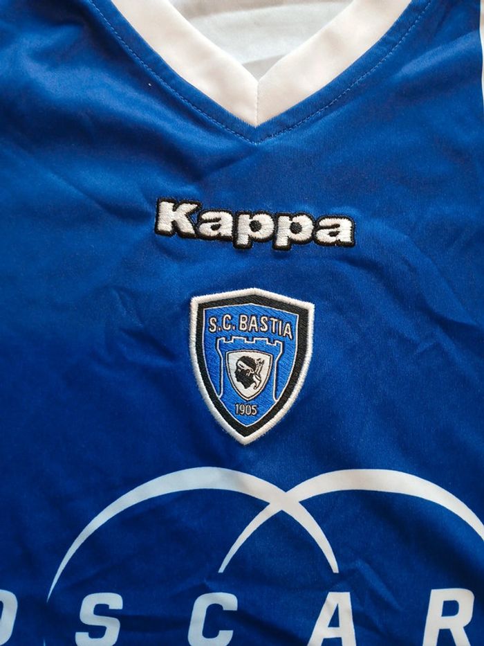Maillot foot enfant SC Bastia France corse - photo numéro 3