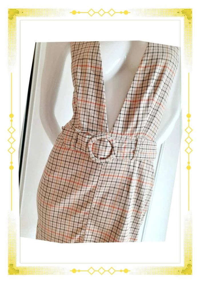 Robe à carreaux Bershka - photo numéro 2