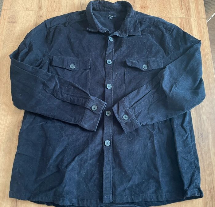 Sur-Chemise velours XXL