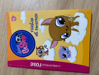 Littlest Pet Schop Valentine est amoureuse, livre, enfant, animaux, bibliothèque rose