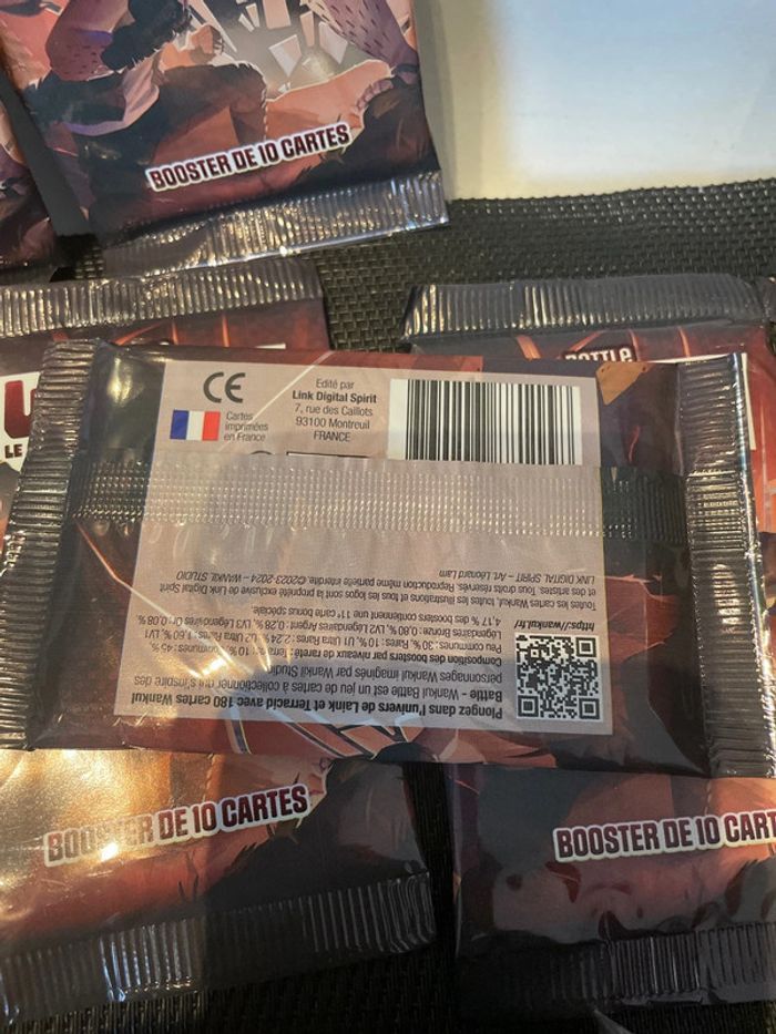 Wankul lot 8 boosters + 1 paquet de 100 sleeves saison 3 FR scellés abysse corp - photo numéro 4