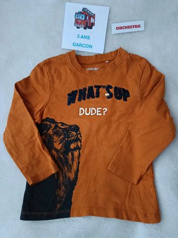 T-shirt 3 ans orchestra