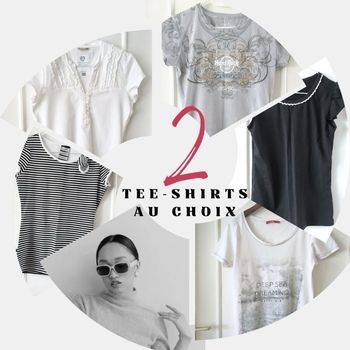 2 tee-shirts au choix