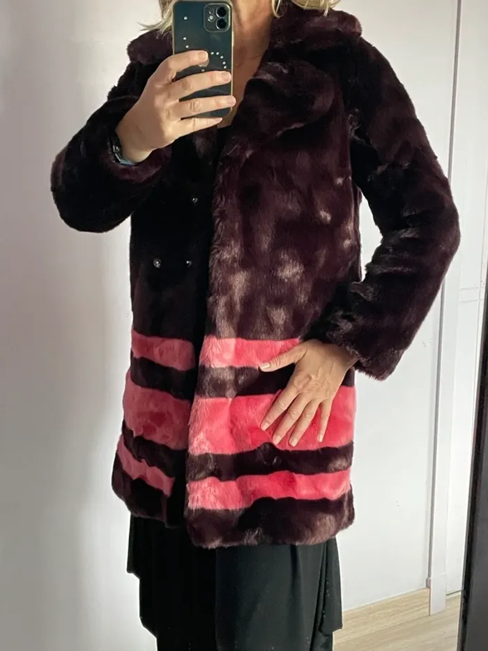 Manteau fausse fourrure American Retro 36 - photo numéro 2