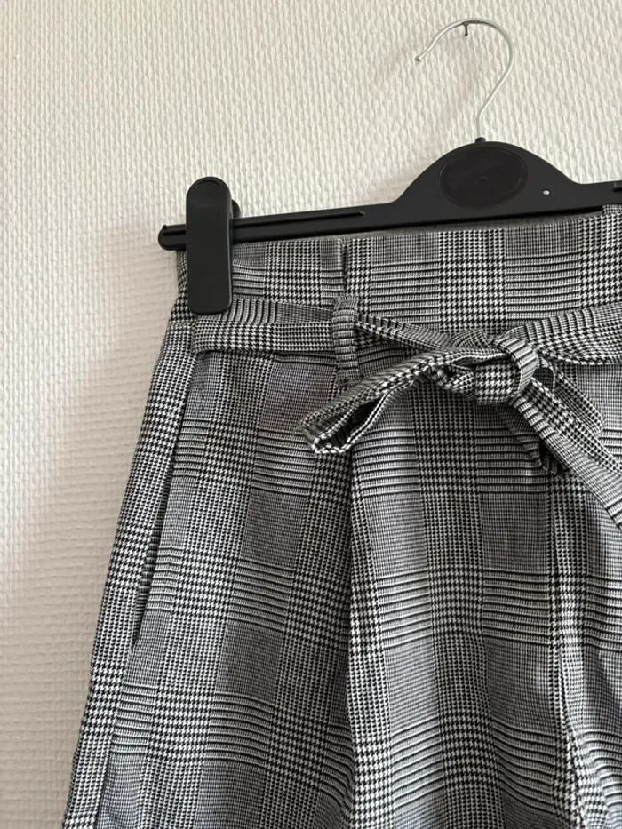 Short gris à carreaux - photo numéro 2