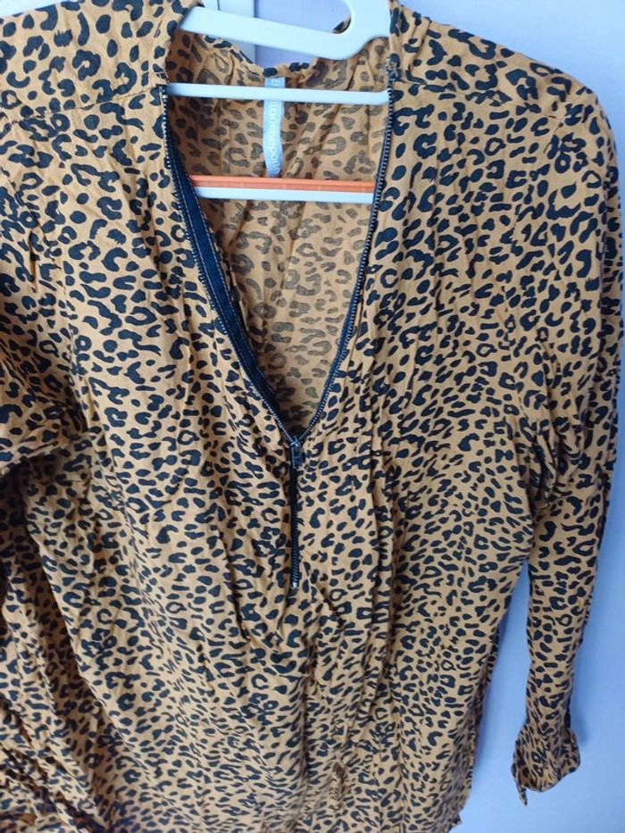 Chemise femme fluide à fermeture eclaire - photo numéro 3