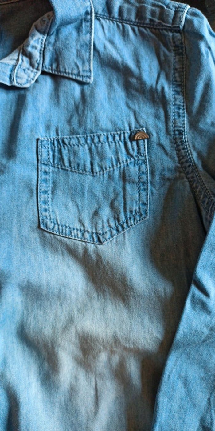 Chemise en jeans fille - photo numéro 2