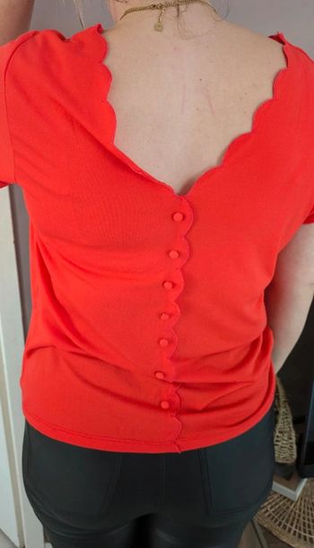 Blouse festonné camaïeu bac rubik carré