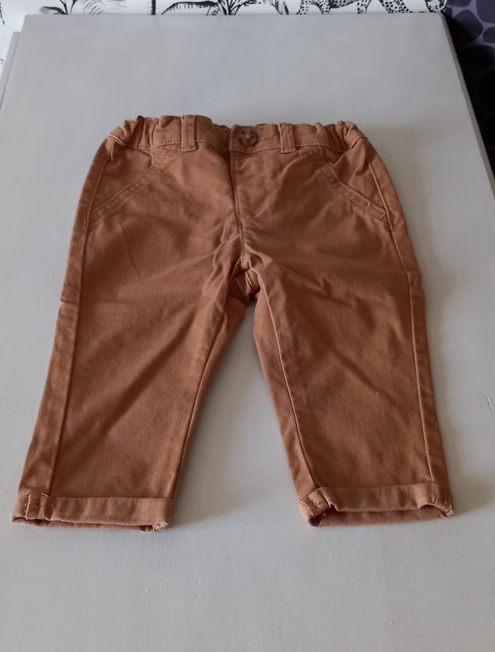 Pantalon toile camel Kiabi - photo numéro 3