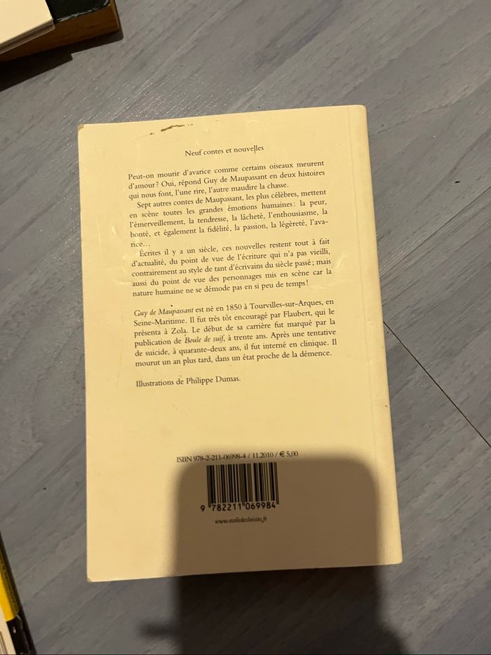 Lot de 2 livre ( Guy de maupassant) - photo numéro 5