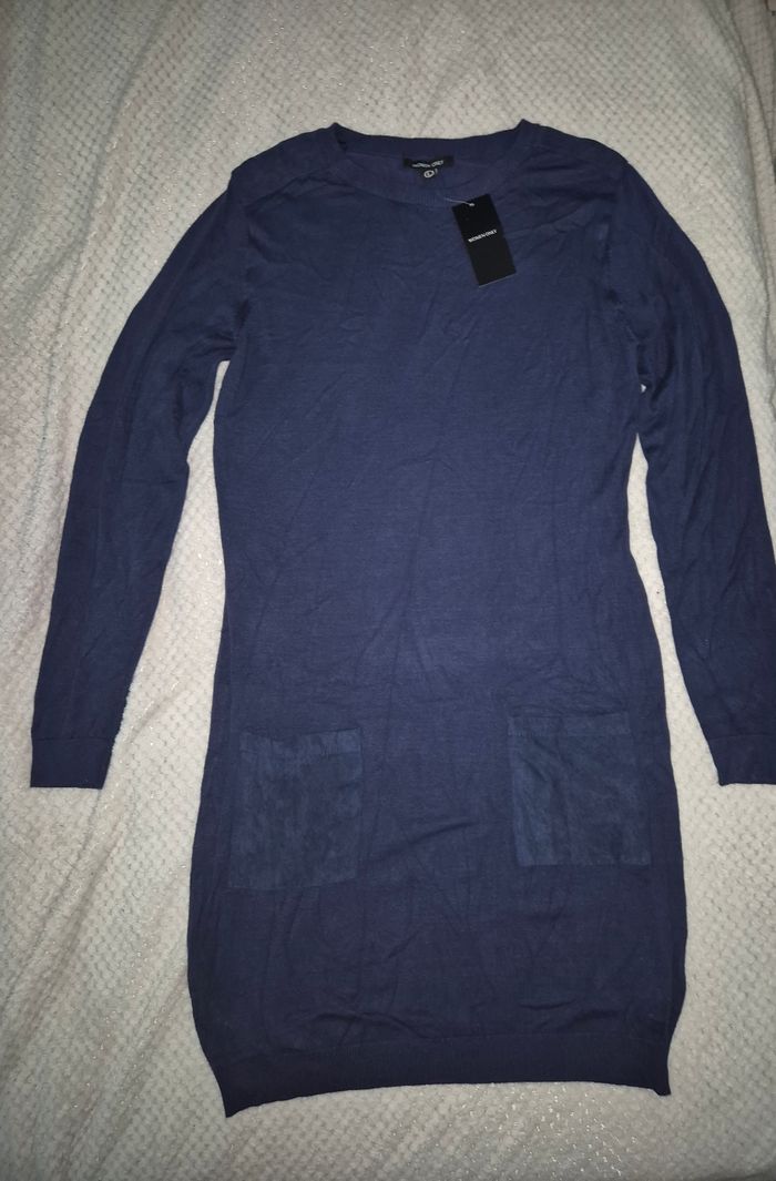 Robe pull bleue - photo numéro 4