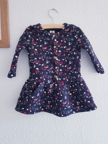 Petit Bateau - Robe chaude à longues manches