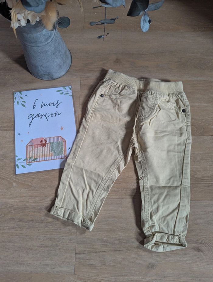 Pantalon beige Boîte à Malices 6 mois