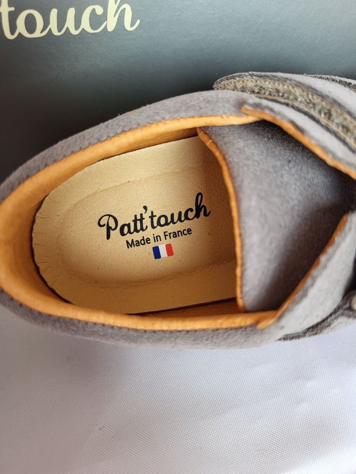 Basket garçon gris en cuir Point 30 Made in France 🇨🇵 - photo numéro 5