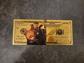 Billet OR à collectionner Dr Strange Marvel