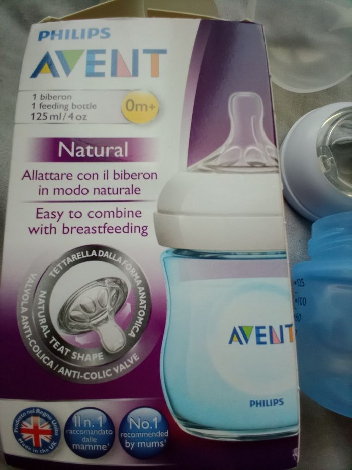 Biberon Philips avent 125 ml 0+ Natural Valve anti- colique - photo numéro 2